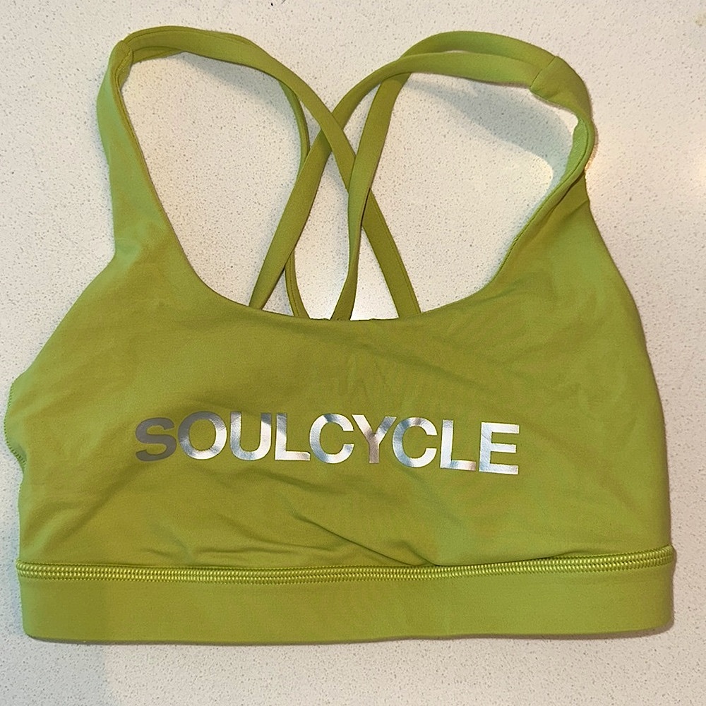 Lululemon X SoulCycle lime green bra - size 4